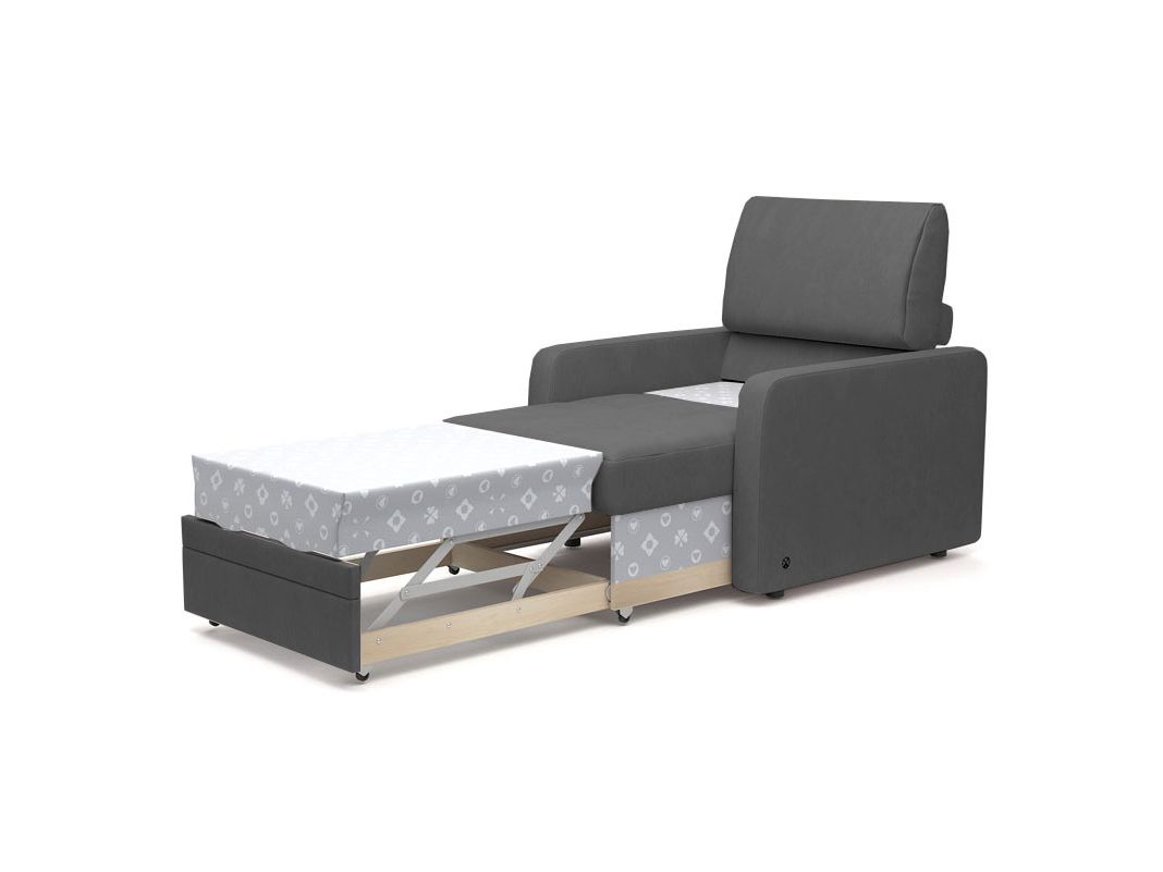 Кресло-кровать Бруно цвет серый (фото 323922)