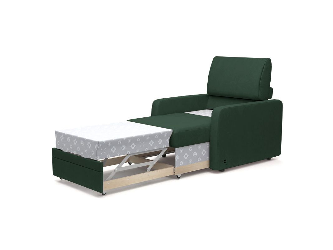Кресло-кровать Бруно цвет зеленый (фото 323940)