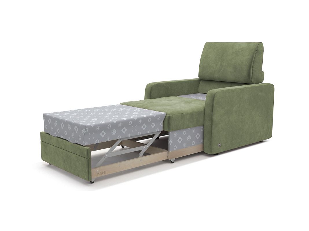 Кресло-кровать Бруно цвет зеленый,оливковый (фото 324030)