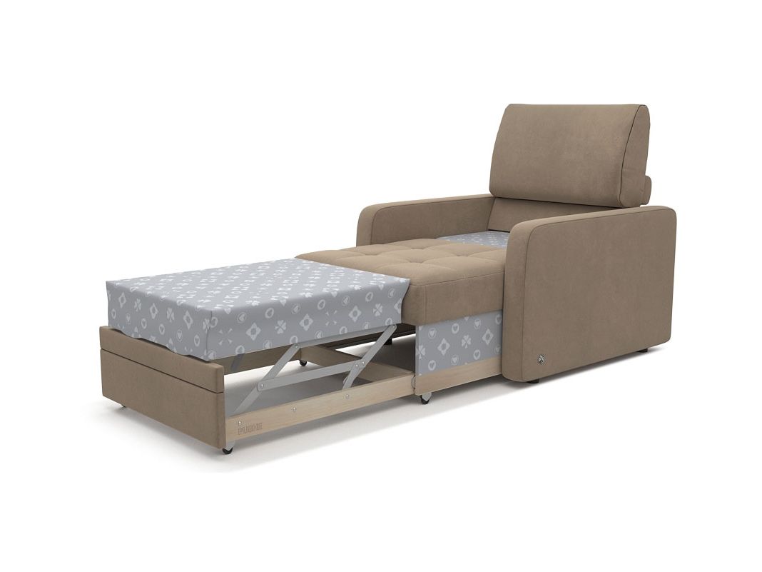 Кресло-кровать Бруно цвет бежевый,коричневый (фото 324066)