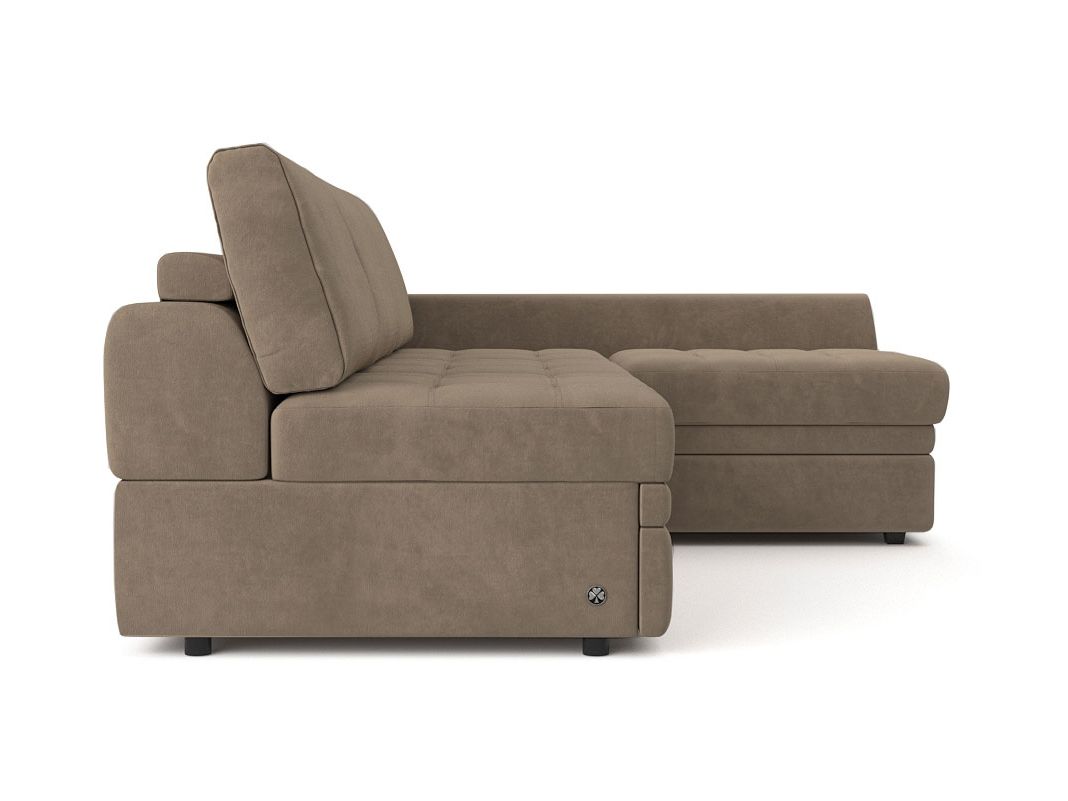 Угловой диван Бруно цвет бежевый,коричневый (фото 324139)