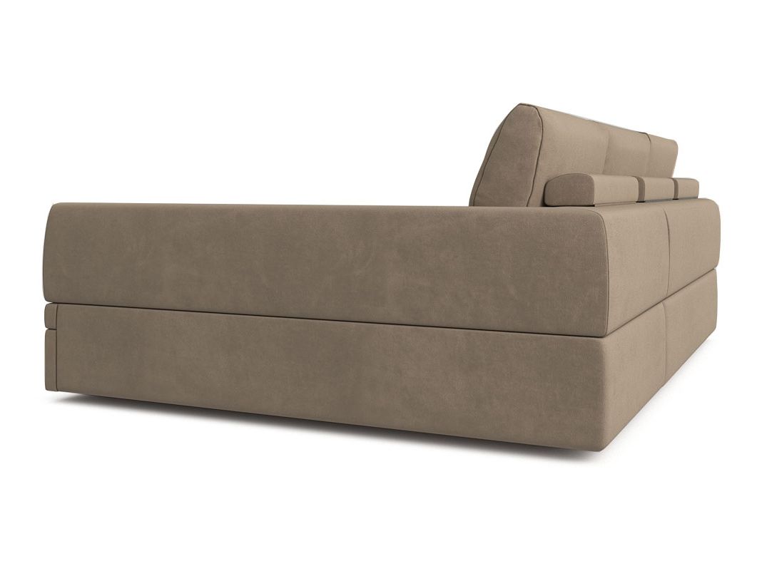 Угловой диван Бруно цвет бежевый,коричневый (фото 324140)