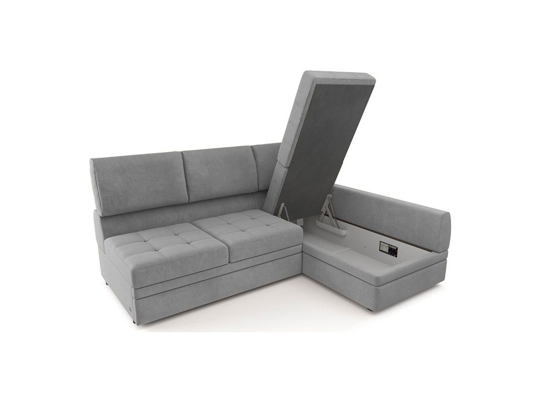 Угловой диван Бруно цвет серый (фото 324166)