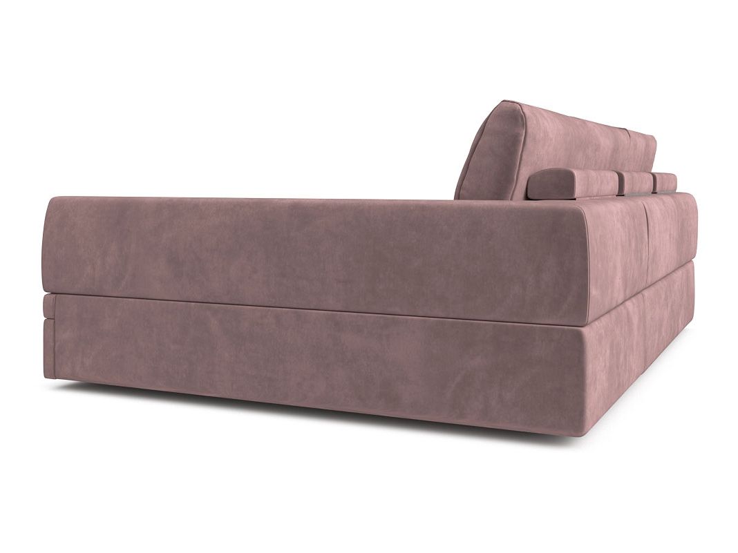 Угловой диван Бруно цвет розовый (фото 324197)