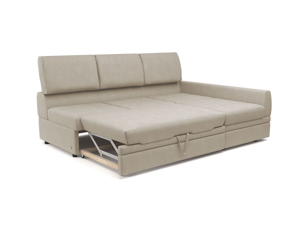 Угловой диван Бруно цвет бежевый (фото 324288)