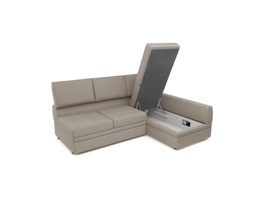 Угловой диван Бруно цвет бежевый,коричневый (фото 324319)