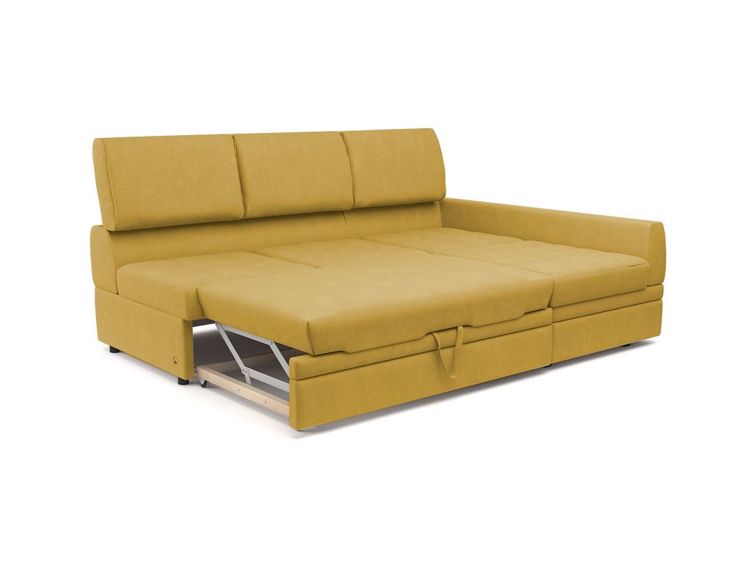 Угловой диван Бруно цвет желтый (фото 324348)