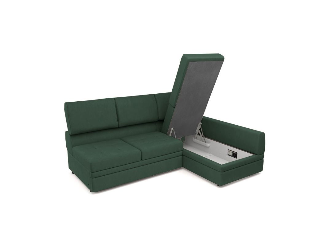 Угловой диван Бруно цвет зеленый (фото 324379)