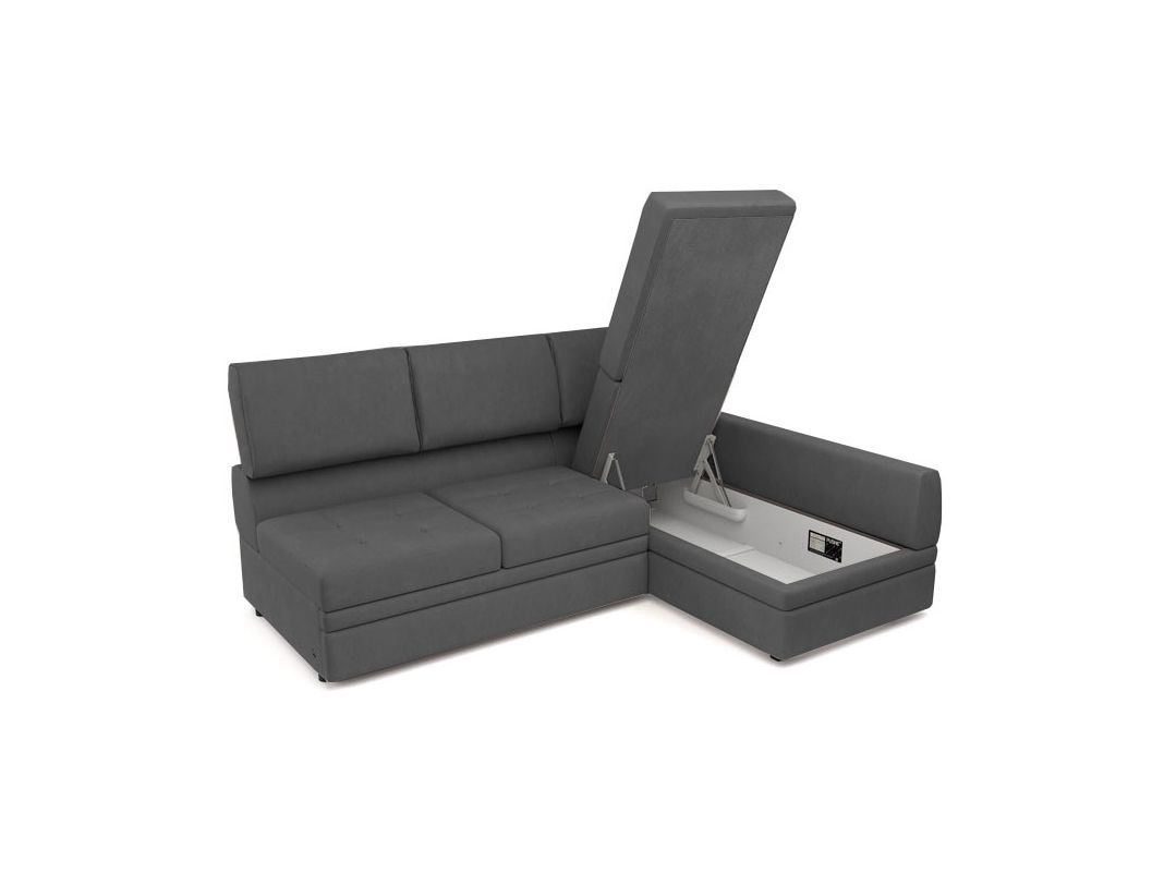 Угловой диван Бруно цвет серый (фото 324409)