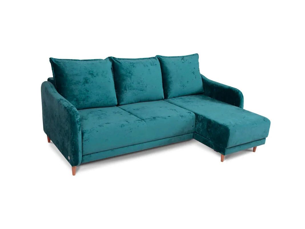 Угловой диван Бьерг цвет зеленый (фото 170704)