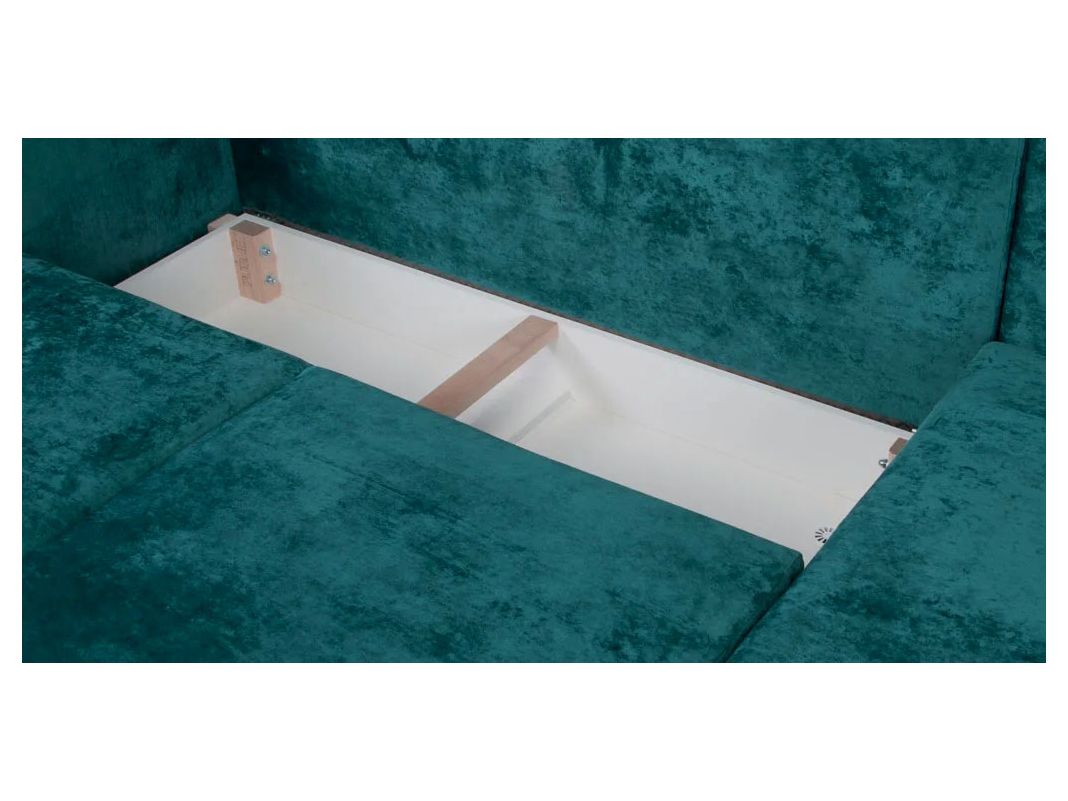 Угловой диван Бьерг цвет зеленый (фото 170709)