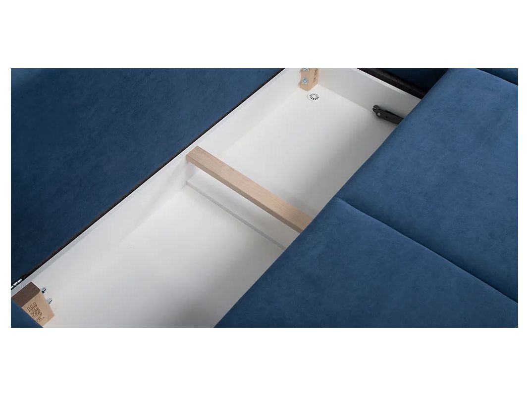 Угловой диван Бьерг цвет синий (фото 175228)