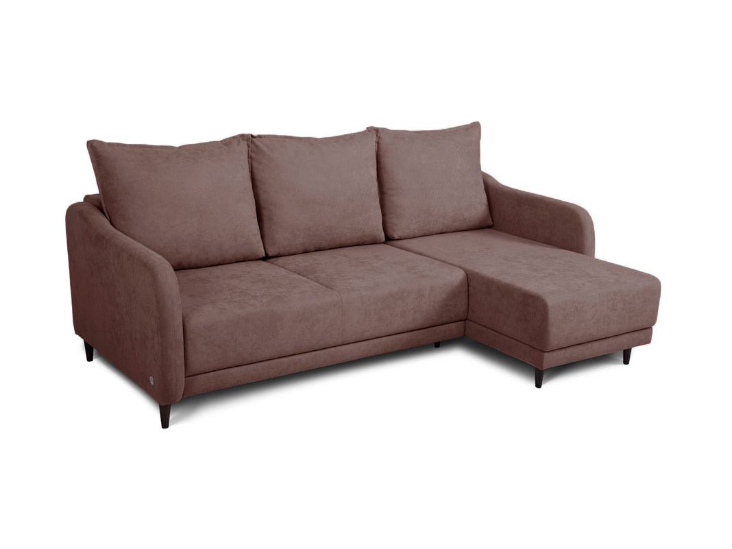 Угловой диван Бьерг цвет коричневый (фото 185610)