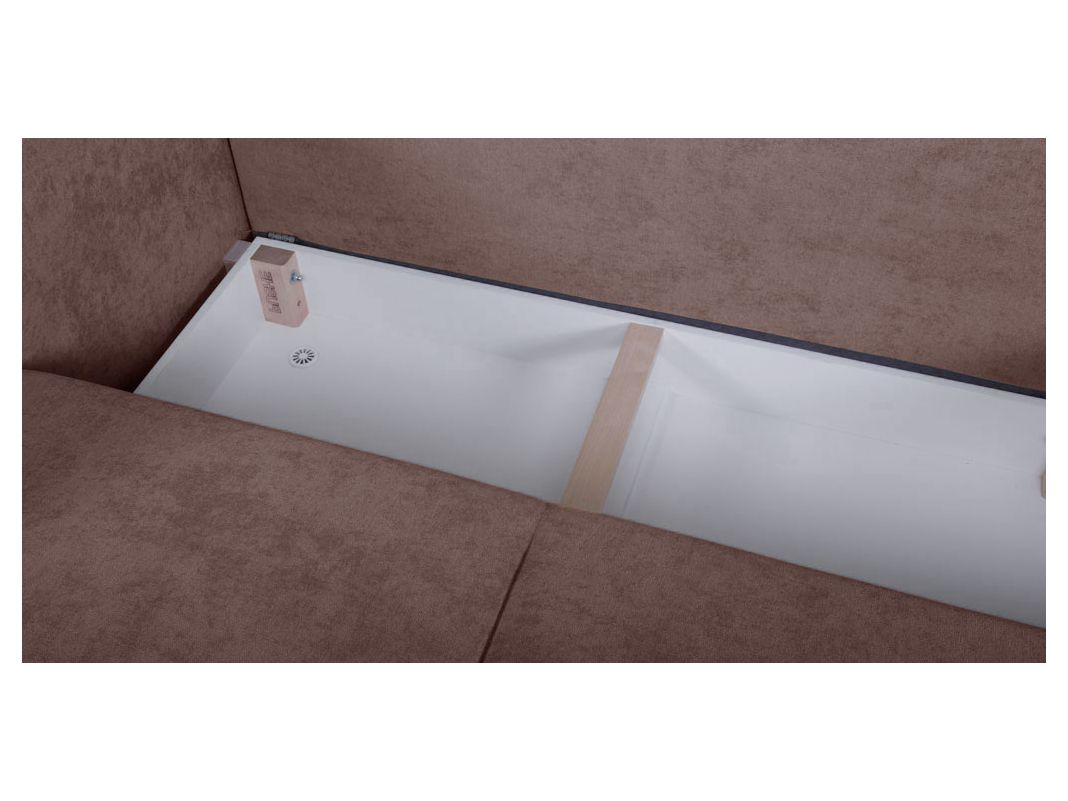 Угловой диван Бьерг цвет коричневый (фото 185614)