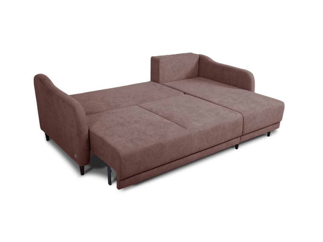 Угловой диван Бьерг цвет коричневый (фото 185615)