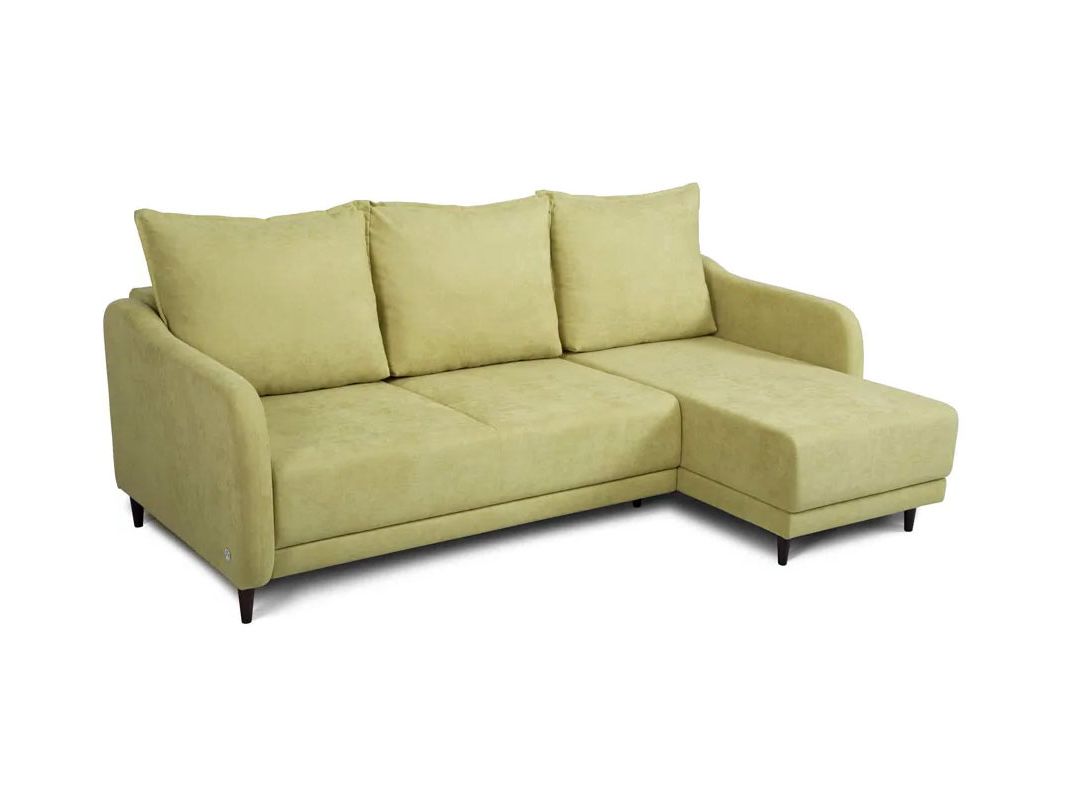 Угловой диван Бьерг цвет зеленый (фото 185645)