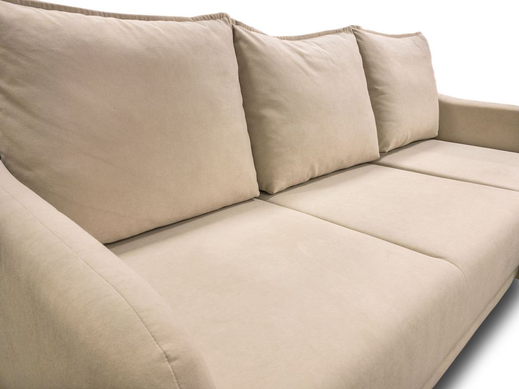 Угловой диван Бьерг цвет бежевый (фото 185712)