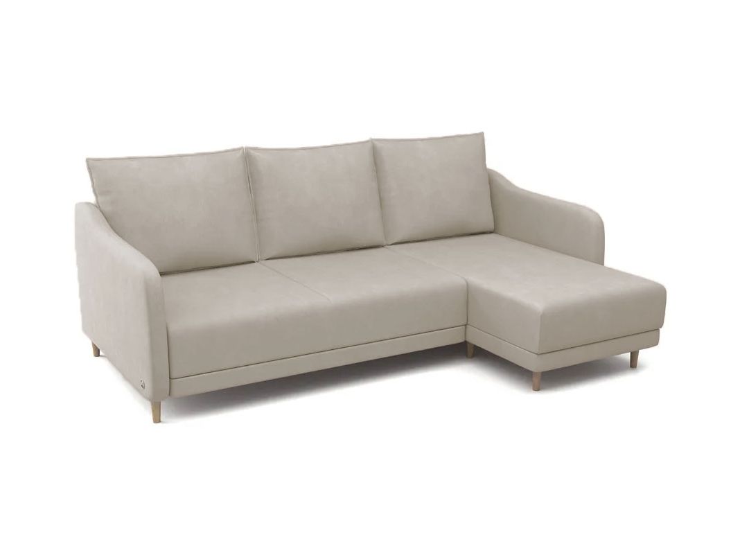 Угловой диван Бьерг цвет белый,бежевый (фото 271226)