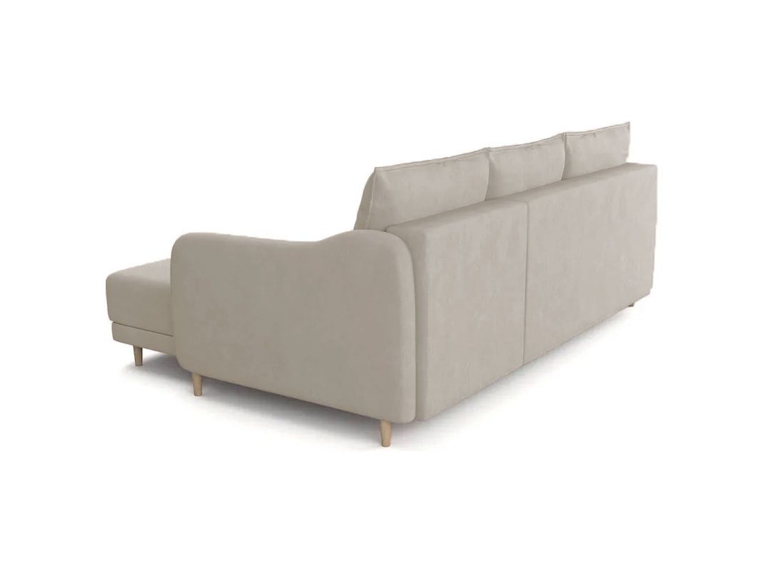 Угловой диван Бьерг цвет белый,бежевый (фото 271227)