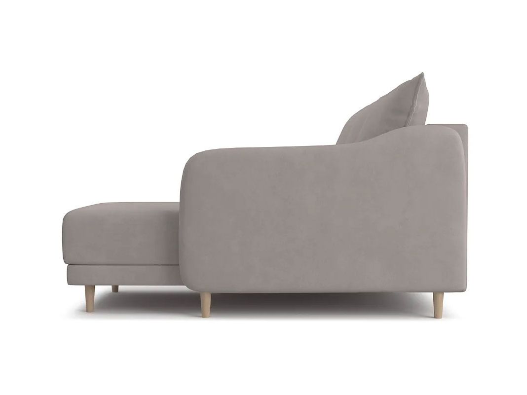 Угловой диван Бьерг цвет бежевый (фото 271262)