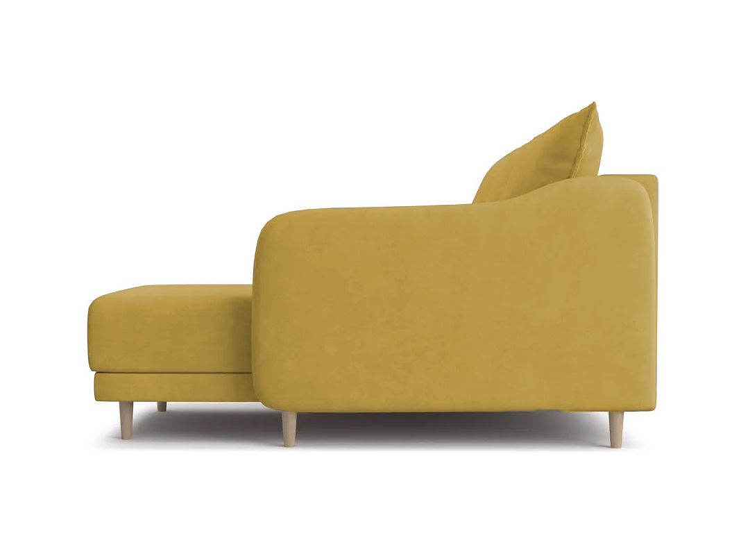 Угловой диван Бьерг цвет желтый (фото 271339)
