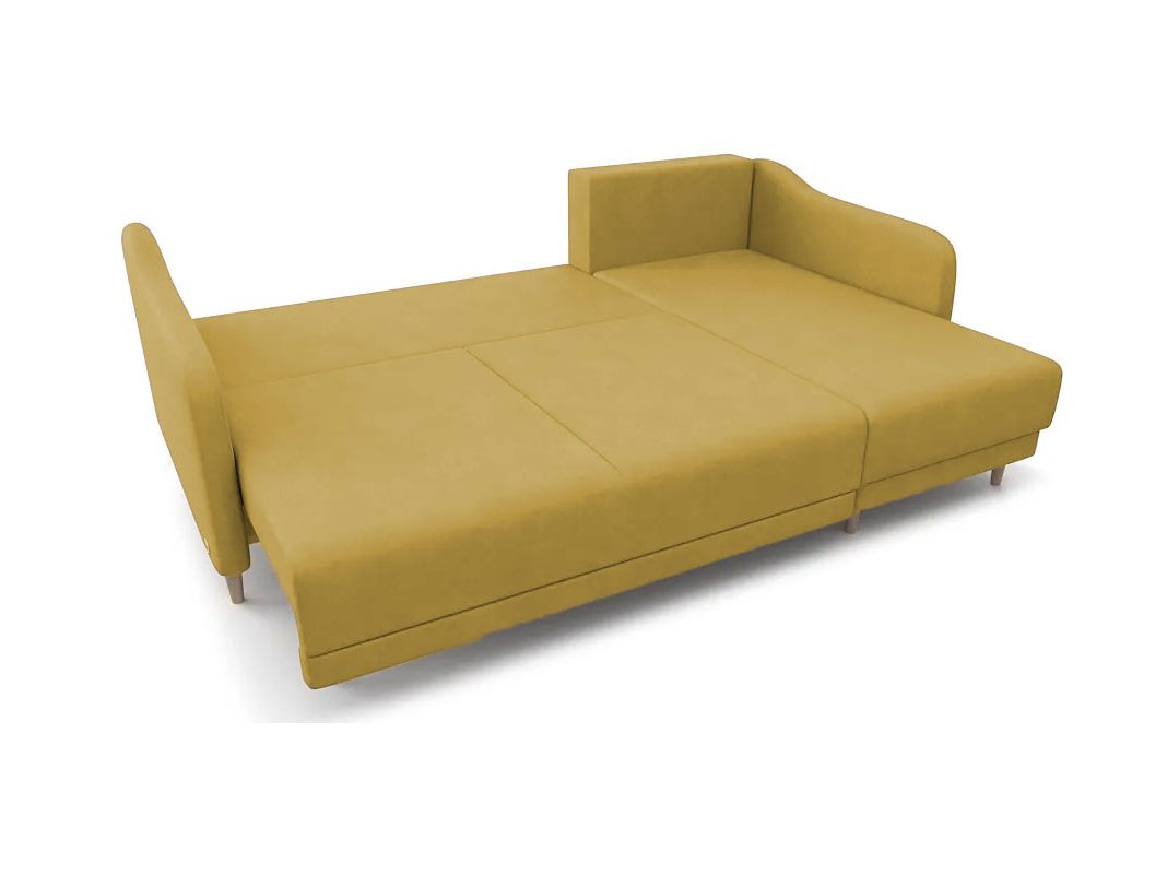 Угловой диван Бьерг цвет желтый (фото 271341)