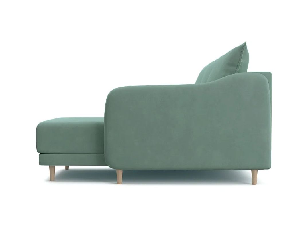 Угловой диван Бьерг цвет зеленый (фото 271395)