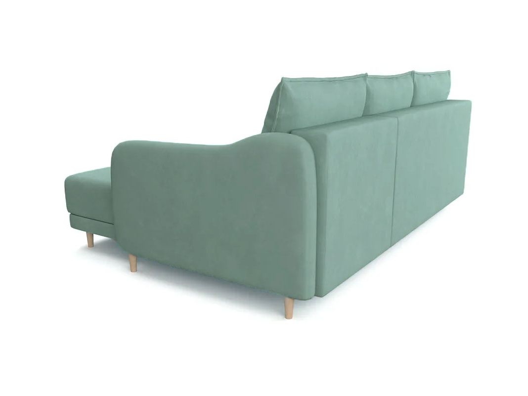 Угловой диван Бьерг цвет зеленый (фото 271396)