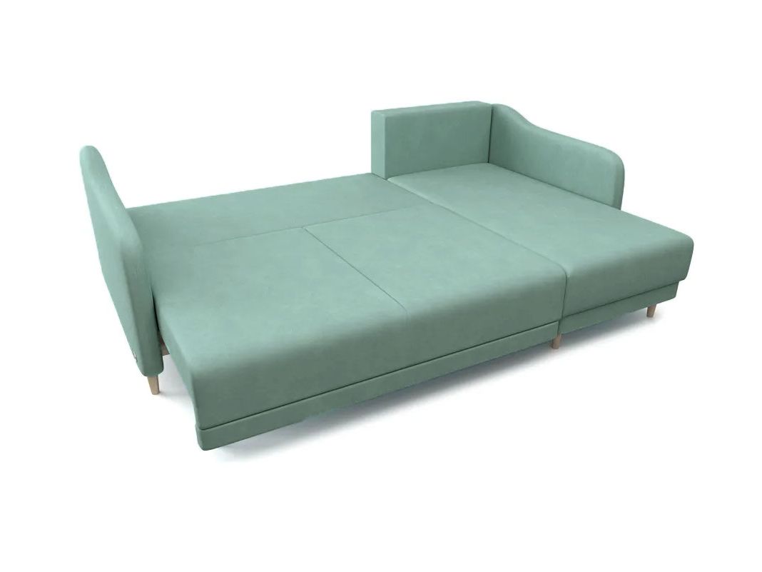 Угловой диван Бьерг цвет зеленый (фото 271397)