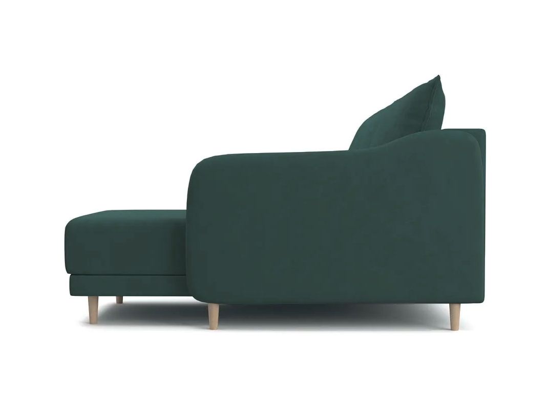 Угловой диван Бьерг цвет зеленый (фото 271451)