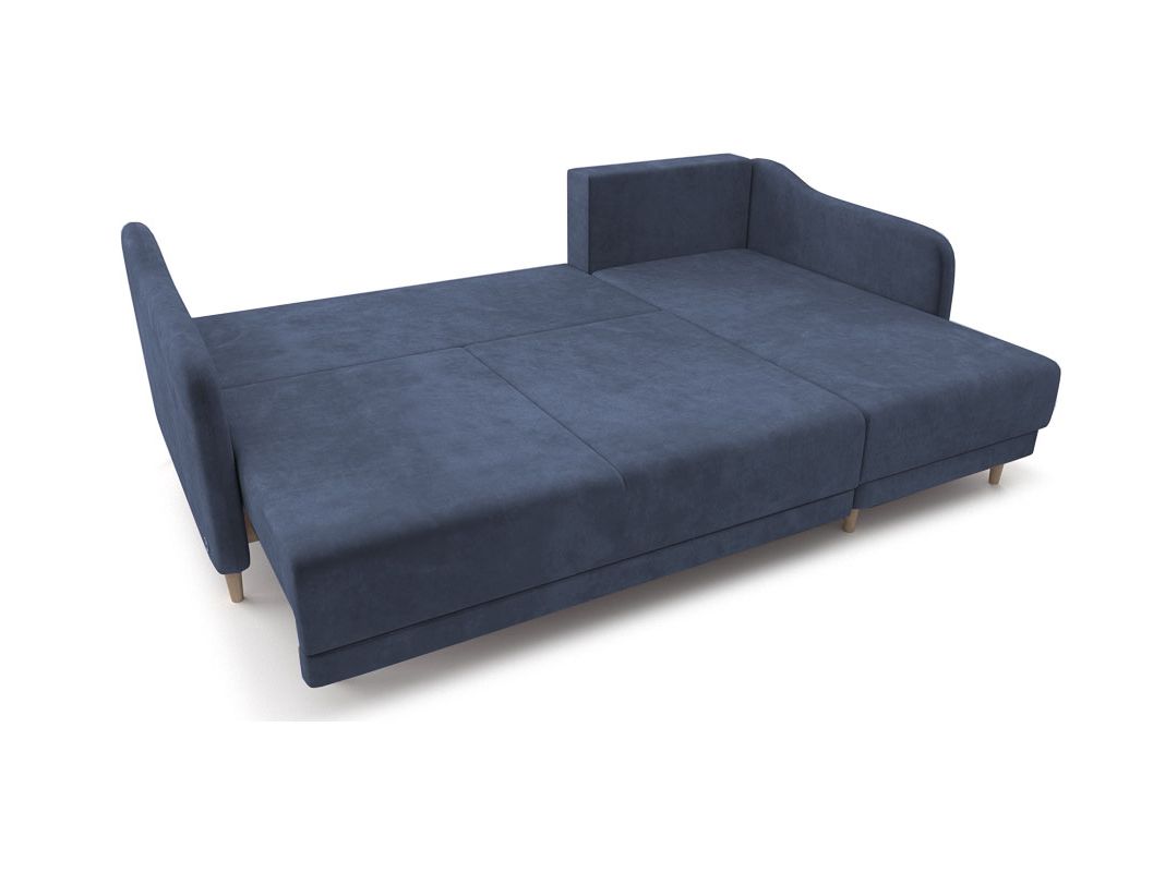 Угловой диван Бьерг цвет синий (фото 324603)