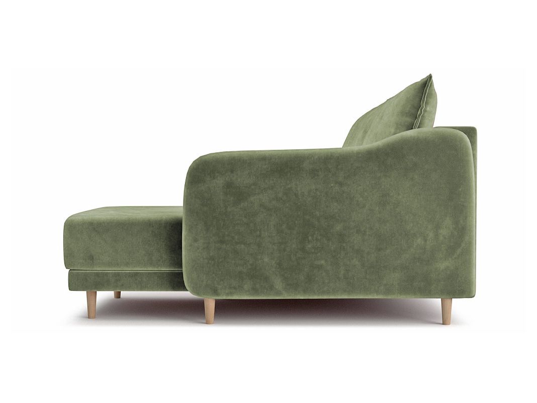 Угловой диван Бьерг цвет зеленый,оливковый (фото 324636)