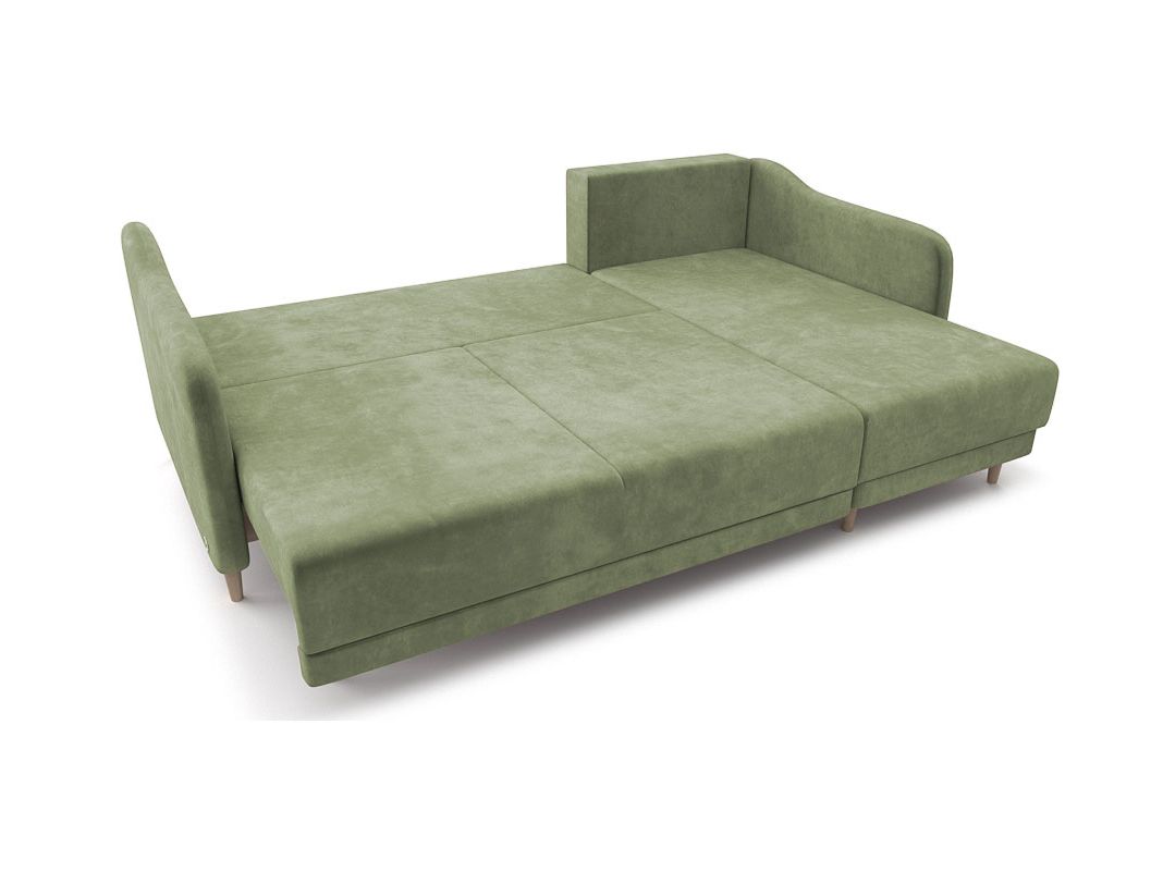 Угловой диван Бьерг цвет зеленый,оливковый (фото 324638)