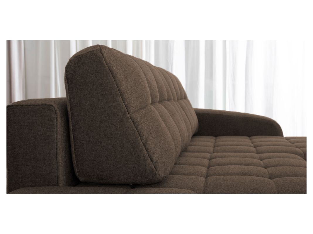 Угловой диван Джефферсон цвет коричневый (фото 325537)