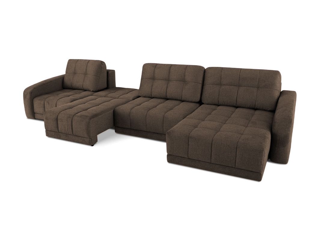 Угловой диван Джефферсон цвет коричневый (фото 325539)