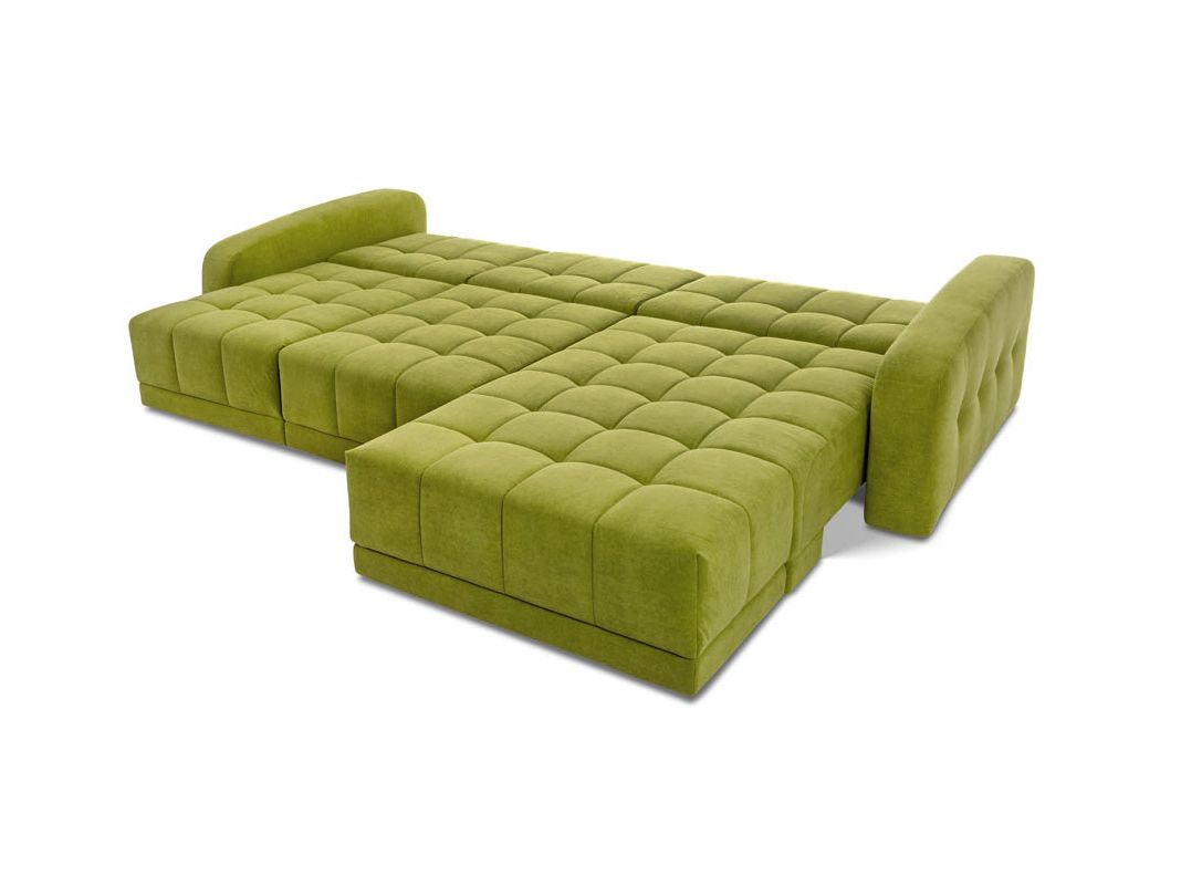 Угловой диван Джефферсон цвет зеленый (фото 325637)