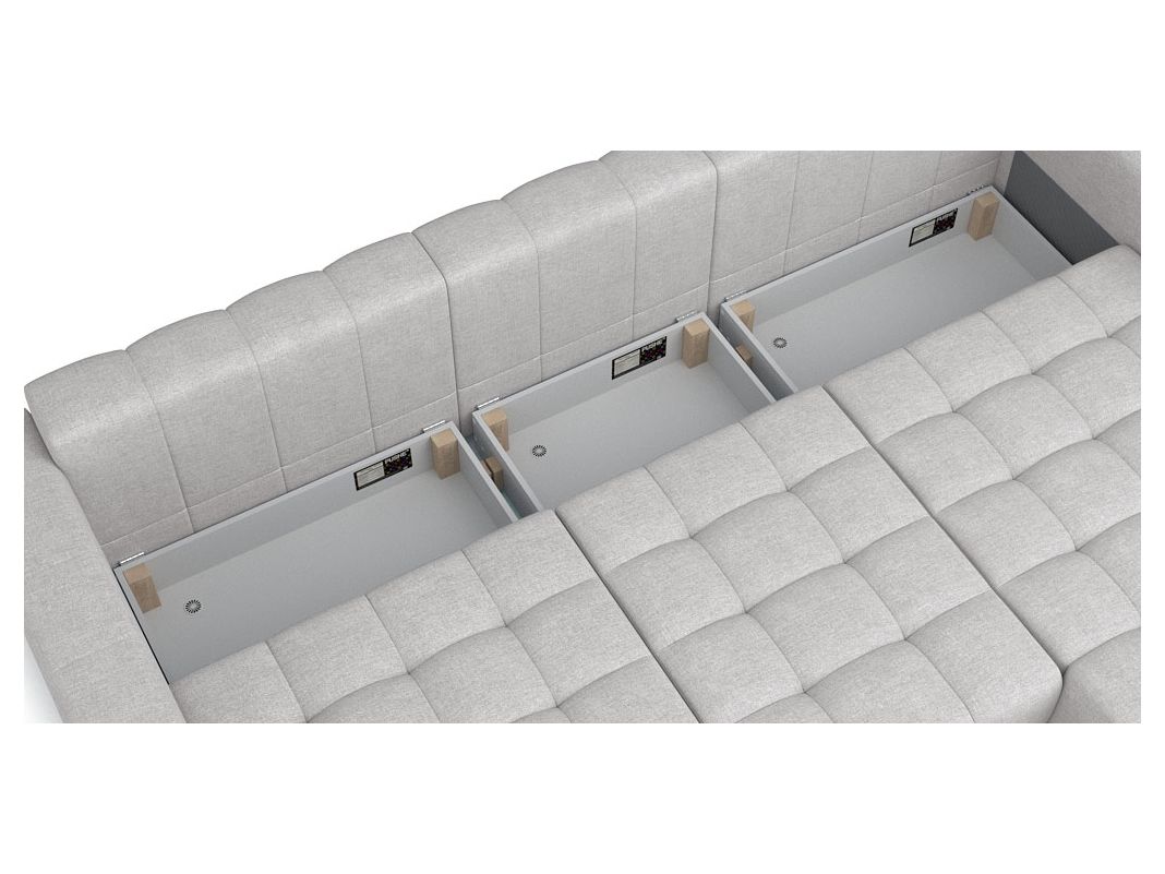 Угловой диван Джефферсон цвет серый (фото 325669)