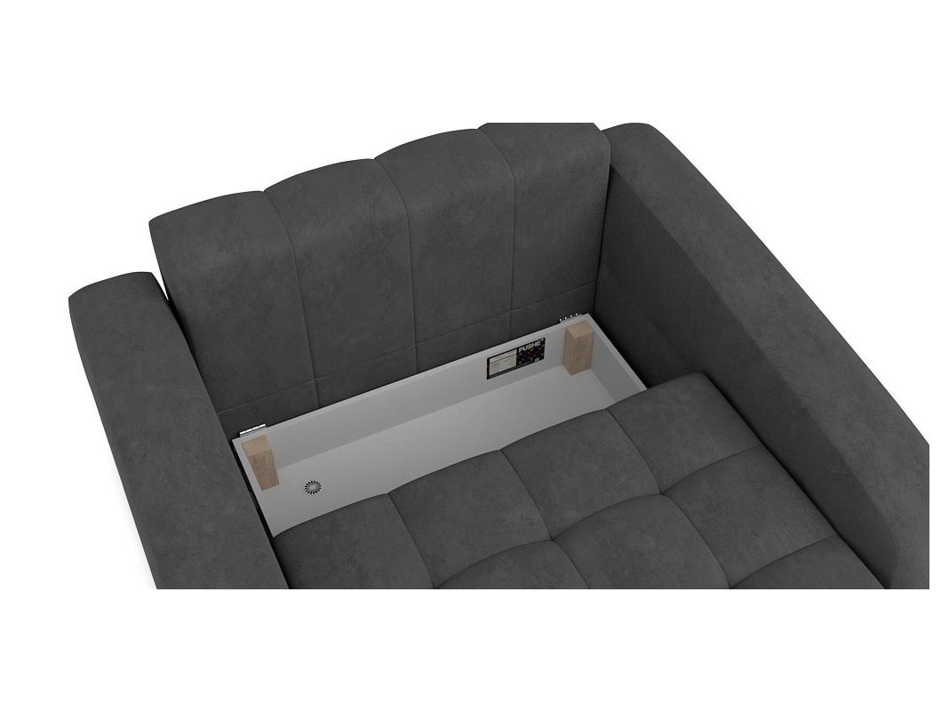 Кресло Джефферсон цвет черный,серый (фото 325693)