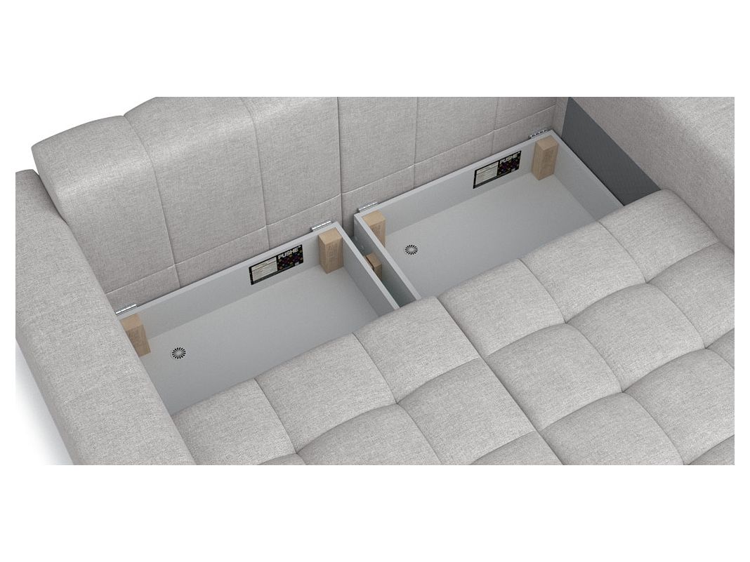 Угловой диван Джефферсон цвет серый (фото 325711)