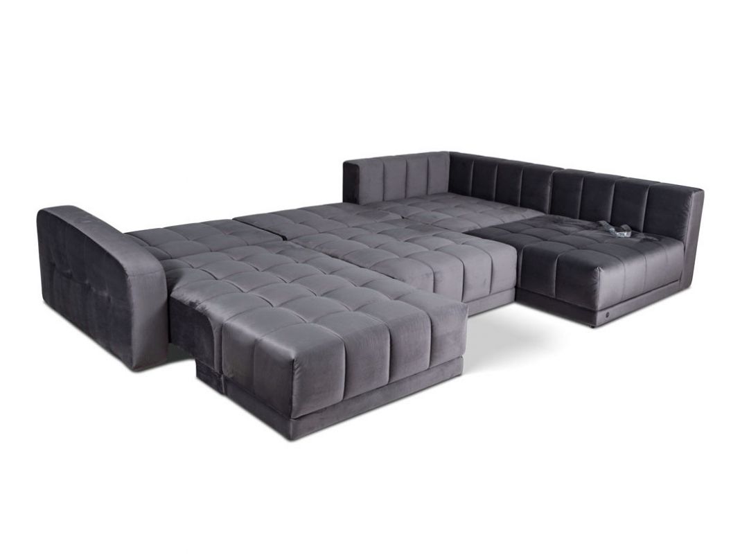 Угловой диван Джефферсон цвет серый (фото 325756)