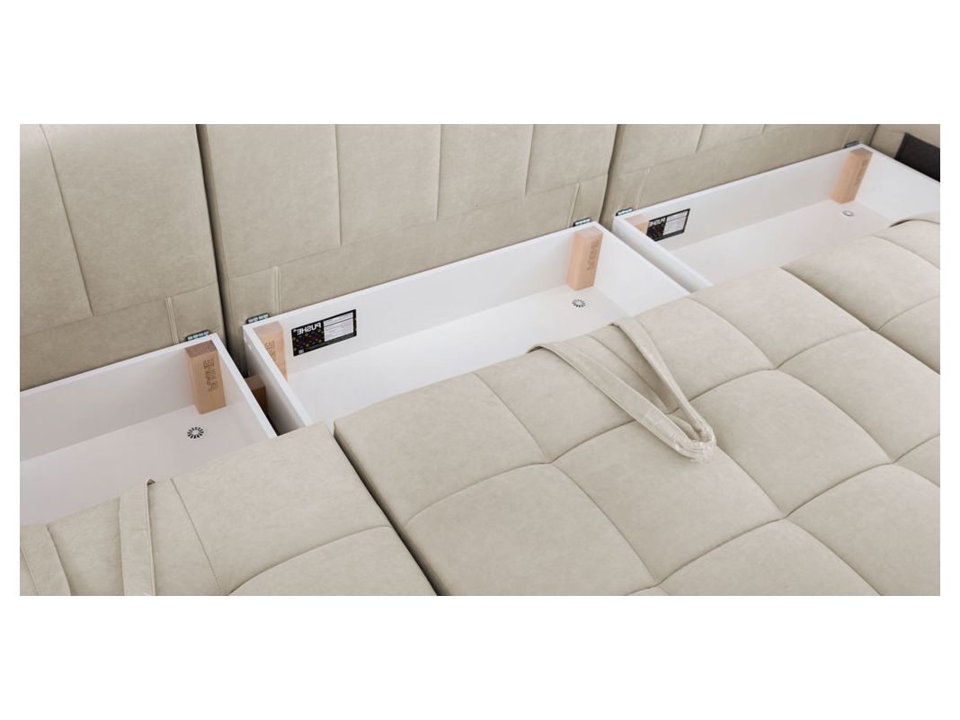 Угловой диван Джефферсон цвет бежевый (фото 325834)