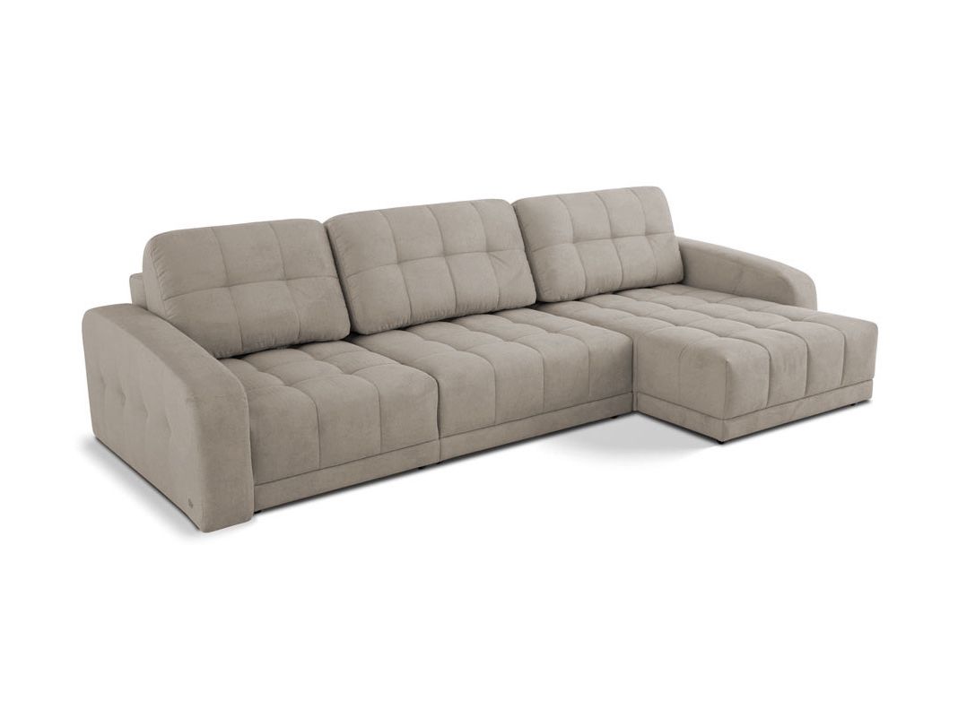 Угловой диван Джефферсон цвет бежевый,серый (фото 325865)