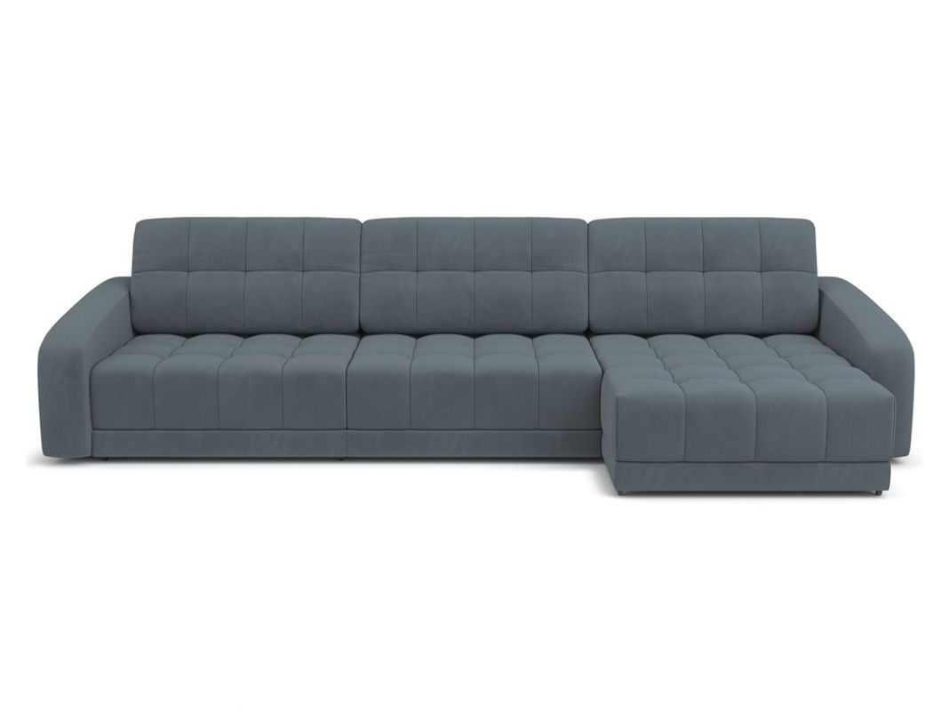 Угловой диван Джефферсон цвет серый,голубой (фото 325913)