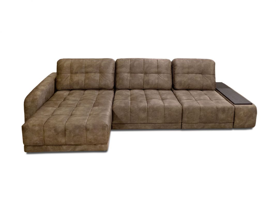 Угловой диван Джефферсон цвет коричневый (фото 143605)