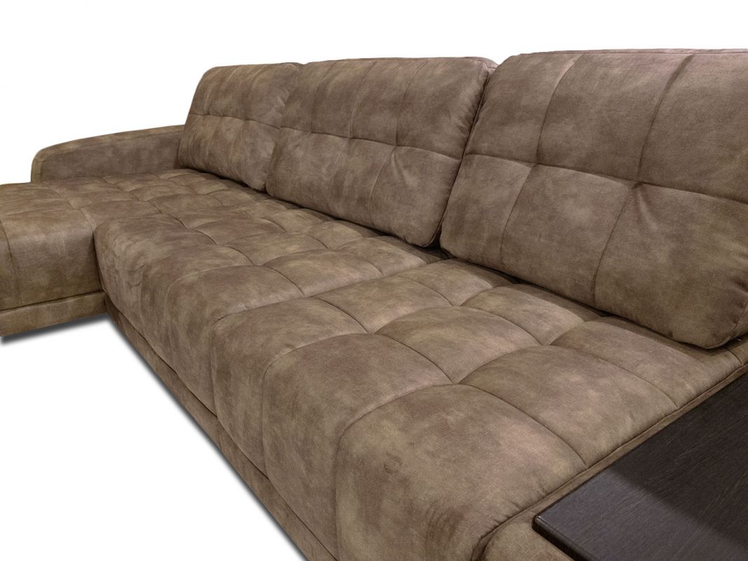 Угловой диван Джефферсон цвет коричневый (фото 143606)