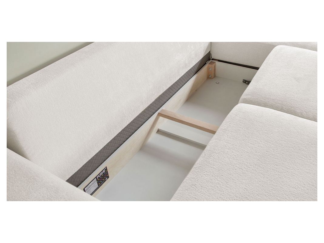 Угловой диван Хадсон цвет белый (фото 326269)