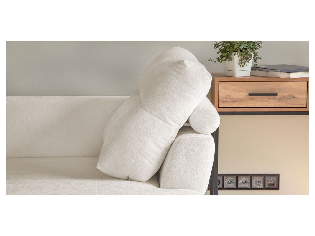 Угловой диван Хадсон цвет белый (фото 326272)