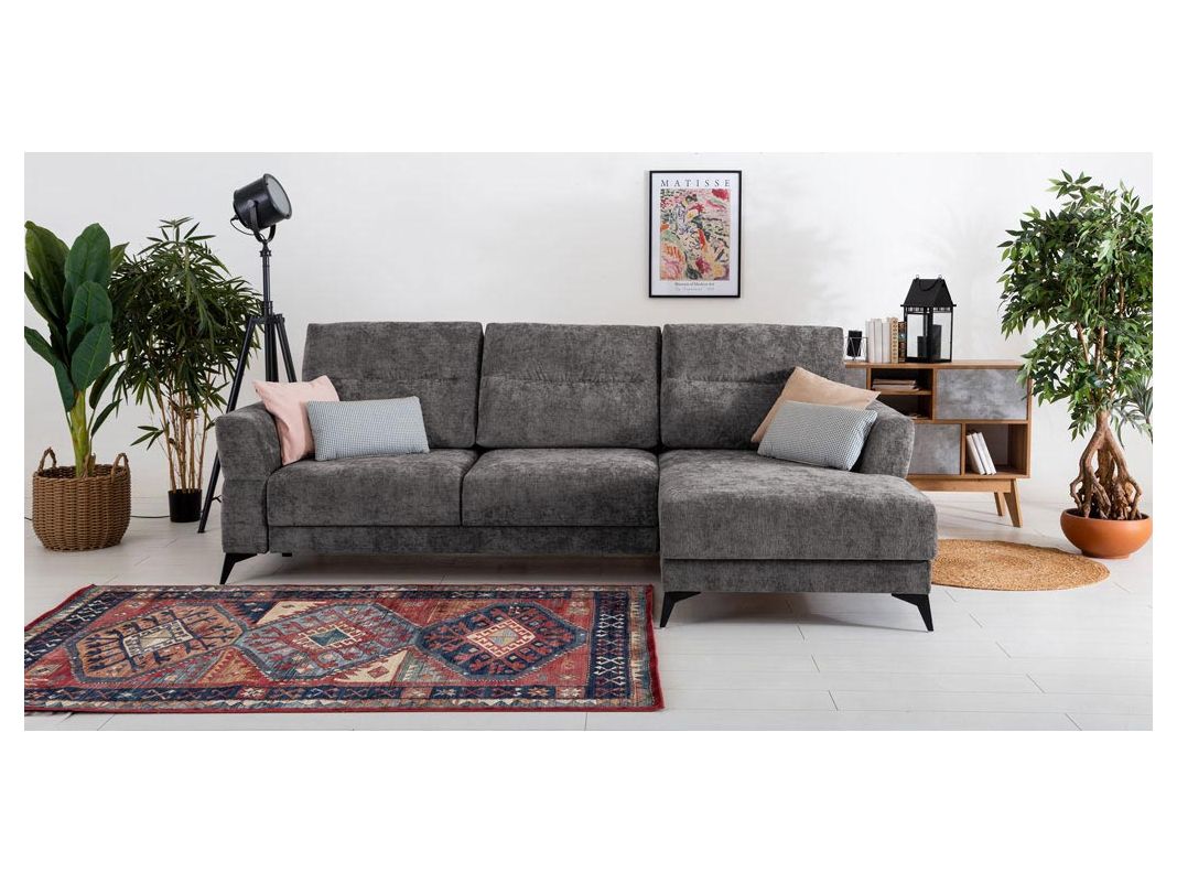 Угловой диван Хадсон цвет серый (фото 326360)