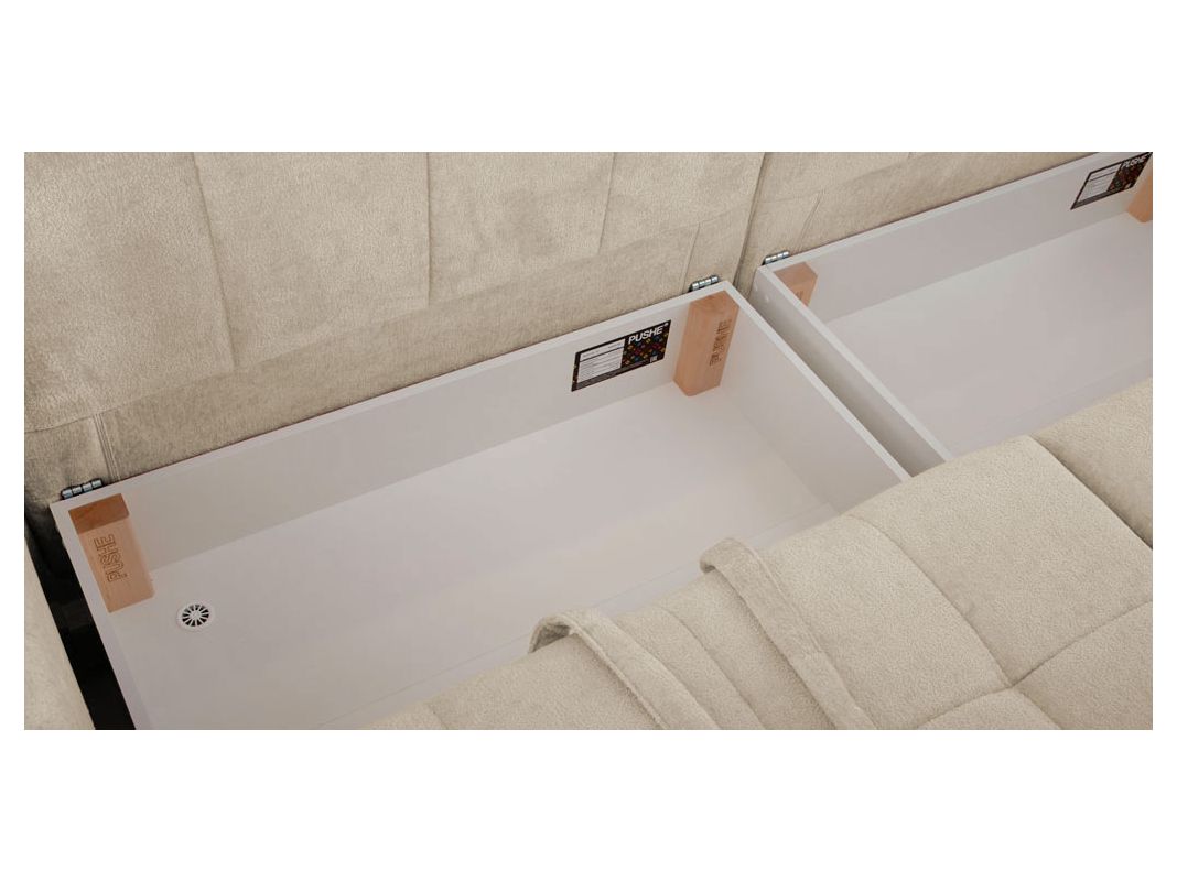 Угловой диван Джефферсон цвет бежевый (фото 326069)