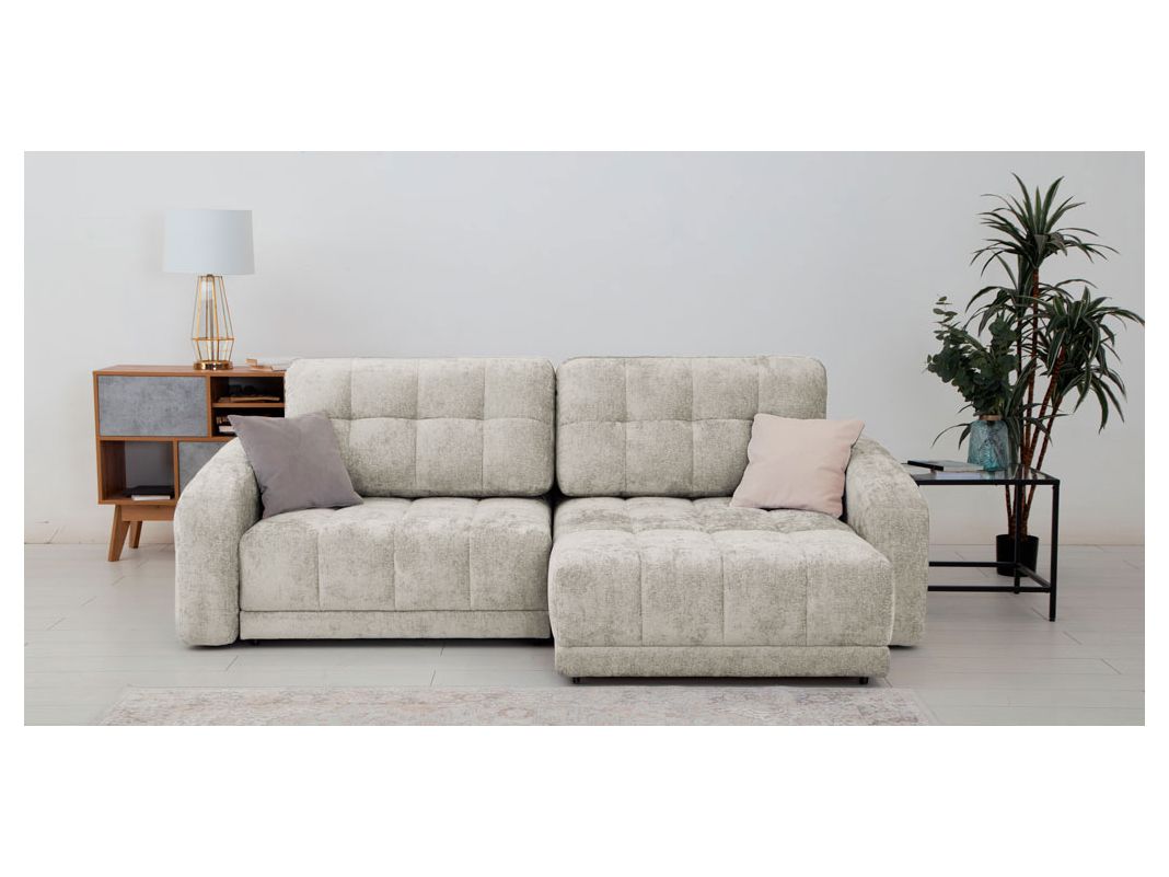 Угловой диван Джефферсон цвет бежевый,серый (фото 326174)